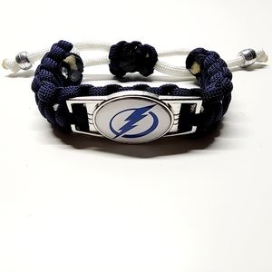 Tampa Bay Lightning Adjustable Charm Bracelet Wristband